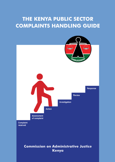 the kenya public sector complaints handling guide