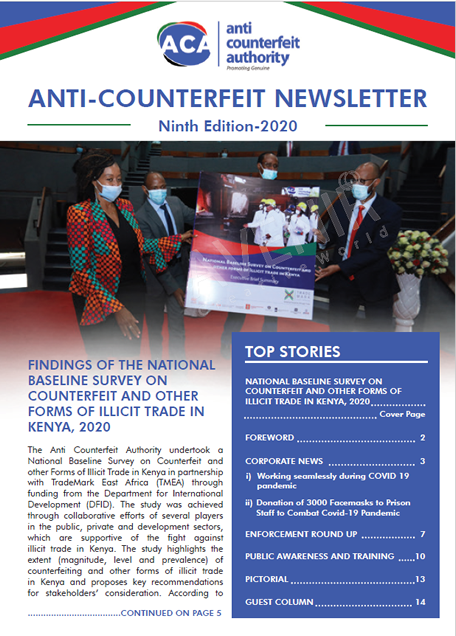 aca newsletter ninth edition