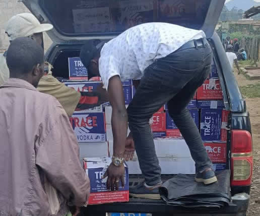 Counterfeit Alcohol Syndicate busted in Meru as Officers Seize Alcohol Worth Ksh. 1.5M