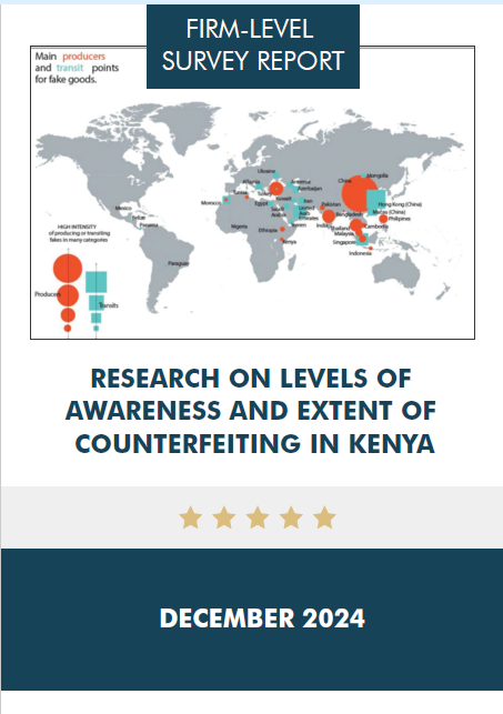 research levels of awareness counterfeiting in kenya firm level survey report 2025